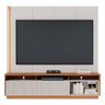 Estante Home Theater Jordão Off White Matte/freijó para Tv até 75” - Colibri - 1