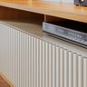 Estante Home Theater Jordão Off White Matte/freijó para Tv até 75” - Colibri - 4