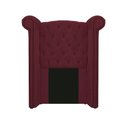 Ver imagem 4 de Kit Cabeceira Calçadeira Veneza 100cm Suede Bordô