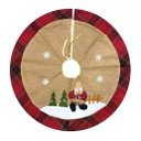 Ver imagem 1 de Saia Para Árvore de Natal Temática Boneco De Neve 68cm