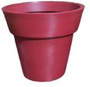 Ver imagem 1 de Vaso Planta 70x80 Ibiza Polietileno - VINHO BORDO 021