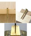 Ver imagem 5 de Parafuso chipboard cabeça chata 6 x 100 philips - 100 Peças