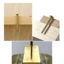 Ver imagem 5 de Parafuso chipboard cabeça chata 4,5 x 25 philips - 500 Peças