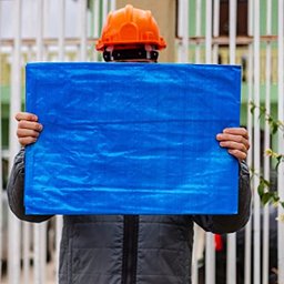 Lona de Polietileno 3x3m Impermeável com Cantos Reforçados Azul Famastil - 7