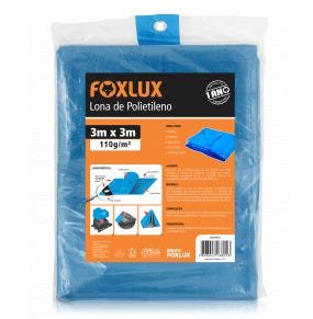 Lona Fox Polietileno Azul 3x3 60.13