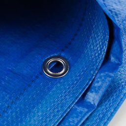 Lona de Polietileno 3x3m Impermeável com Cantos Reforçados Azul Famastil - 4