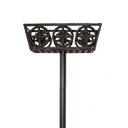 Ver imagem 1 de Lixeira de Rua com Pé Colonial em Ferro Fundido 58x42x20cm