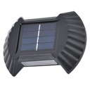 Ver imagem 1 de Luminaria Solar Parede Arandela Spot Led Decorativo Rua Casa Garagem Jardim Quintal Balizador