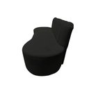 Ver imagem 6 de Sofá 2 Lugares Orgânico Curvo Madrid 150cm Suede Preto