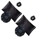 Ver imagem 1 de Kit 2 Toucas Cetim + 2 Fronhas + 2 Xuxinhas Anti Frizz