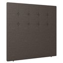 Ver imagem 1 de Cabeceira Cama Box Casal Luana 140cm Linho Marrom
