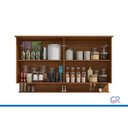 Ver imagem 4 de Armário Aéreo Cozinha Liga 4 Portas 165cm Canela Kappesberg