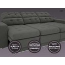 Ver imagem 6 de Sofá 4 Lugares Net Jobim Assento Retrátil e Reclinável 2,30m (L)