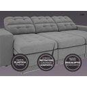 Ver imagem 6 de Sofá 4 Lugares Net Jobim Assento Retrátil e Reclinável 2,30m (L)