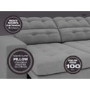 Ver imagem 4 de Sofá 4 Lugares Net Jobim Assento Retrátil e Reclinável 2,30m (L)