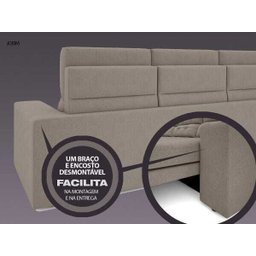 Sofá 4 Lugares Net Jobim Assento Retrátil e Reclinável 2,30m (L) - 7