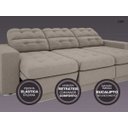 Ver imagem 6 de Sofá 4 Lugares Net Jobim Assento Retrátil e Reclinável 2,30m (L)