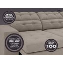 Ver imagem 4 de Sofá 4 Lugares Net Jobim Assento Retrátil e Reclinável 2,30m (L)