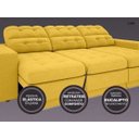 Ver imagem 6 de Sofá 4 Lugares Net Jobim Assento Retrátil e Reclinável 2,30m (L)