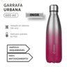 Squeeze Garrafa Urbana Inox 600ml Fitnes Academia - Soprano ROSA - 2