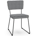 Ver imagem 3 de Kit 02 Cadeiras Decorativas Para Sala De Jantar Allana L02 Pied Poule - Lyam Decor