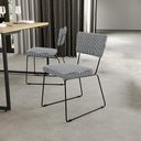 Ver imagem 2 de Kit 02 Cadeiras Decorativas Para Sala De Jantar Allana L02 Pied Poule - Lyam Decor