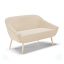 Ver imagem 7 de Kit 01 Namoradeira E 01 Poltrona Suede Natural Bege