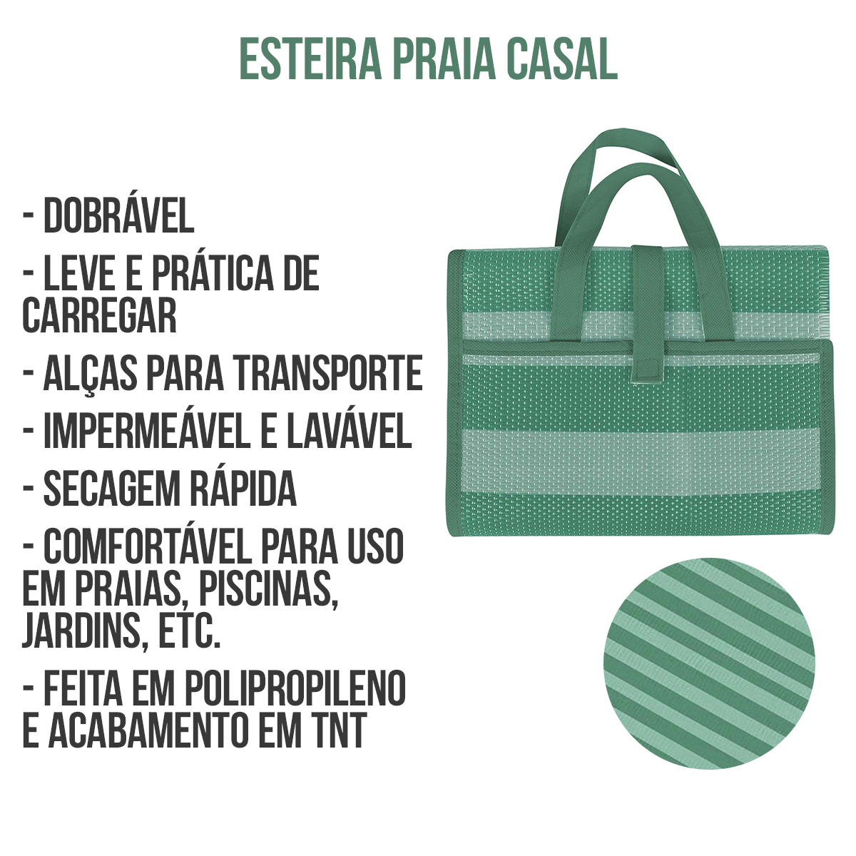 Esteira Praia Casal 1,5x 2,0m - 3