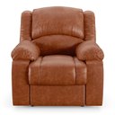 Ver imagem 1 de Poltrona do Papai Reclinável Sala de Cinema Barcelona Power Touch Usb Pu Caramelo Brilho G23 Encantu