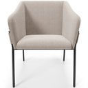 Ver imagem 3 de Cadeira para Sala de Jantar Estar Living Olívia L02 Bouclê Creme - Lyam Decor