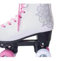 Patins Clássico Branco 4 Rodas 35/36 Fun - 4