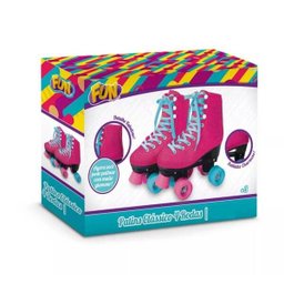 FUN PATINS CLÁSSICO ROSA 4 RODAS 35 36 - 3
