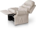 Ver imagem 6 de Poltrona Amamentação Reclinavel Courino Corano Acolchoada Bege Top Sofas
