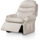 Ver mais imagens de Poltrona Amamentação Reclinavel Courino Corano Acolchoada Bege Top Sofas