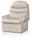 Ver imagem 2 de Poltrona Amamentação Reclinavel Courino Corano Acolchoada Bege Top Sofas