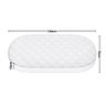 Colchão para Berço Oval Wave 130x70x10cm D18 Ortobom Cr35374 Branco - 2