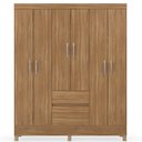 Ver imagem 5 de Guarda Roupa Casal 6 Portas 2 Gavetas Flash II D02 Amendola Touch - Mpozenato