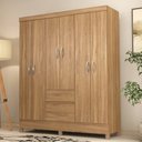 Ver imagem 2 de Guarda Roupa Casal 6 Portas 2 Gavetas Flash II D02 Amendola Touch - Mpozenato