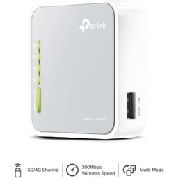 Roteador Wireless Portátil Tp Link Tl Mr3020 3G 4G 10 100Mbps Cinza E Branco - 3
