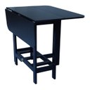 Ver imagem 4 de Conjunto Prático Mesa e 4 Cadeiras Dobrável Preto, Estofado Bar-cozinha-lazer-varanda ( Quadrado Ova