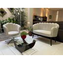 Ver imagem 4 de Namoradeira Pétalas Sued Premium Verde Musgo - 1,20m Sua Casa Decor