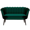Ver imagem 2 de Namoradeira Pétalas Sued Premium Verde Musgo - 1,20m Sua Casa Decor