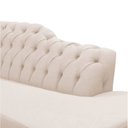 Ver imagem 2 de Recamier Decorativo Divã Styllus Lado Direito Veludo Marfim