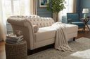 Ver imagem 1 de Recamier Decorativo Divã Styllus Lado Direito Veludo Marfim