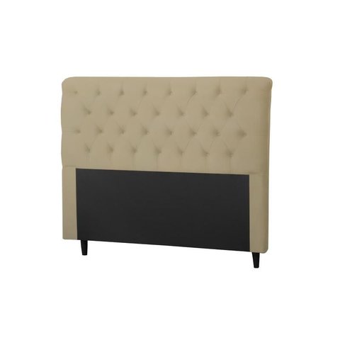 Cabeceira Imperatriz 1000 Plus Casal 1400mm Liinho Creme - Simbal
