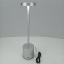 Ver imagem 4 de Luminaria Decorativa Enfeite de Mesa Led Usb Home&co Metal 34x8x8cm Prata