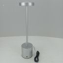 Ver imagem 2 de Luminaria Decorativa Enfeite de Mesa Led Usb Home&co Metal 34x8x8cm Prata