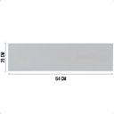 Ver imagem 2 de Saia Painel Mesa Frontal 640x250mm Linha Standart Cinza