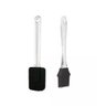 Kit Colheres Silicone 7 Peças Preto Utensílios Para Cozinha - 5