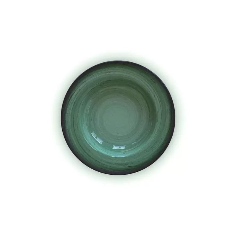 Prato Fundo Rustico 23 cm Verde Tramontina Prato Fundo Rustico 23 cm Verde Tramontina